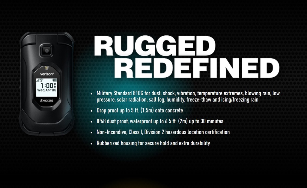 DuraXV Extreme Verizon Remanufactured Like New | Kyocera Mobile